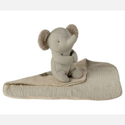 Maileg Lullaby Friend Elephant Mini - Iron grey