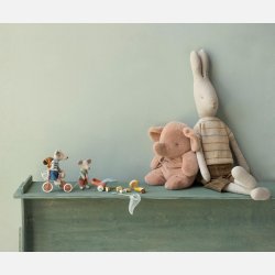 Maileg Mellem Plys Elefant - Vintage rosa