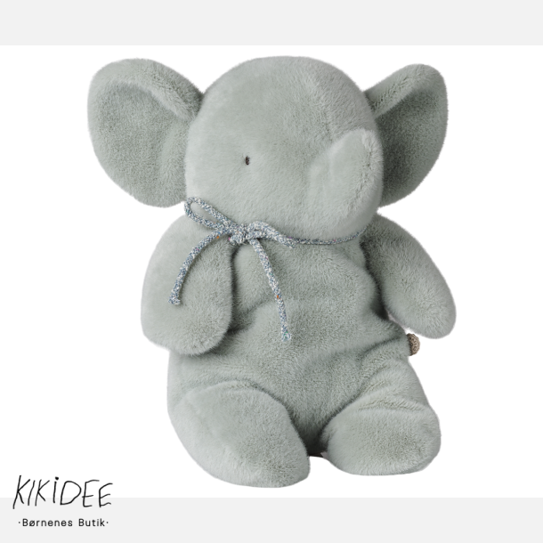 Maileg Mellem Plys Elefant - Mint
