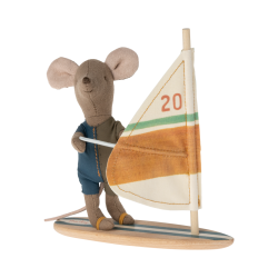 Maileg Strandmus Surfer - Lillebror