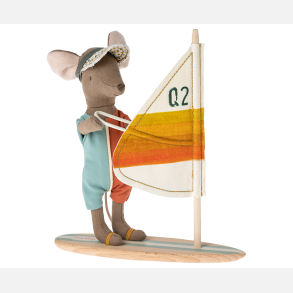 Maileg Strandmus Surfer - Storebror