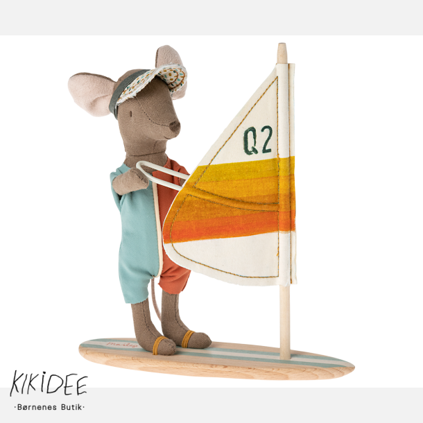 Maileg Strandmus Surfer - Storebror