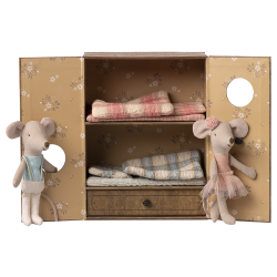 Balletmus i dansestudie - Lillesster og lillebror 