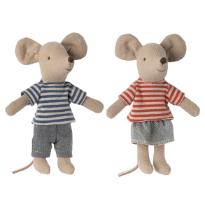 Maileg LouiMax og Stella - lillebror og lillesster-mus