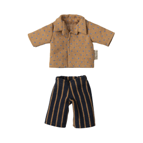 Maileg Skjorte og Stribede Bukser - Far mus