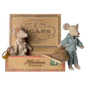 Maileg Mor og Far Mus i Cigarske