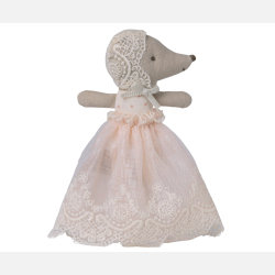 Maileg Babymus i D�bskjole - Powder 