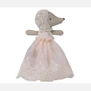 Maileg Babymus i D�bskjole - Powder 