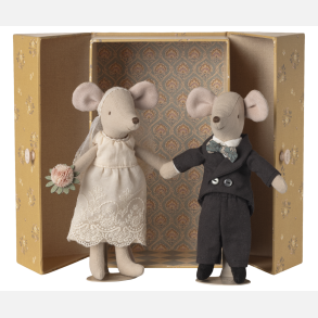 Maileg Brudepar I �ske - Mor og far mus 