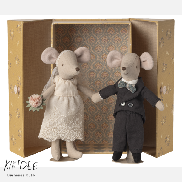 Maileg Brudepar I �ske - Mor og far mus 