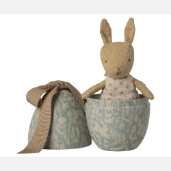 Maileg P�ske�g m. Mikro Kanin - Dusty blue  