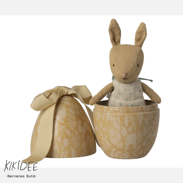 Maileg P�ske�g m. Mikro Kanin - Cream yellow  