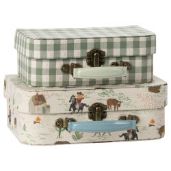 Maileg Suitcase set af 2 - Cowboy