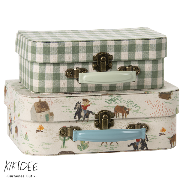 Maileg Suitcase set af 2 - Cowboy