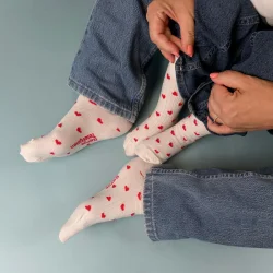 MP Denmark x B�rns Vilk�r Heart socks - 2-pak