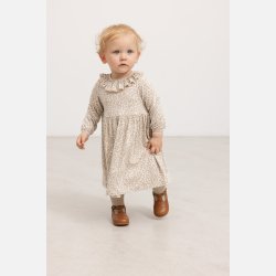 Marmar Diora Frill Kjole - Beige Leo