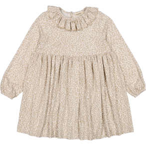 Marmar Diora Frill Kjole - Beige Leo