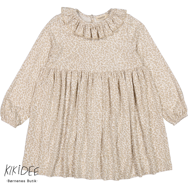 Marmar Diora Frill Kjole - Beige Leo
