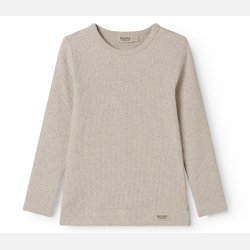 MarMar Plain Bluse - Light Beige Melange 