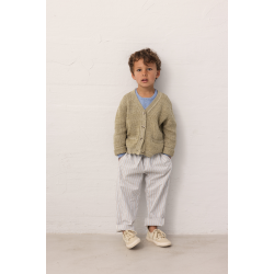 MarMar Plano Bukser - Blue iris stripe 