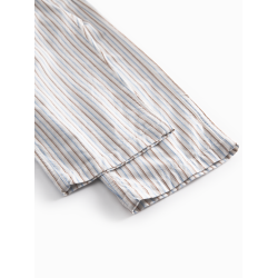 MarMar Plano Bukser - Blue iris stripe 