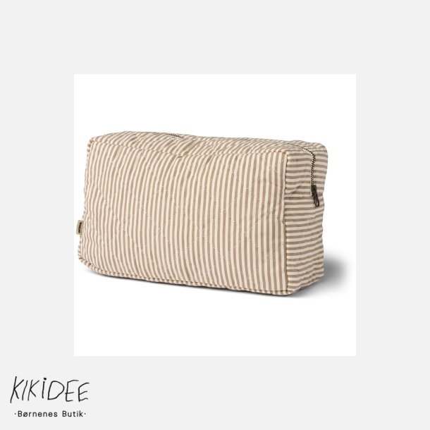 Wheat Lille toilettaske Ziggy - Cappucino stripe