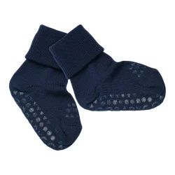 GoBabyGo Skridsikre Strmper Merinould - Midnight Blue