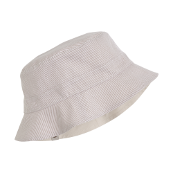 Huttelihut Stribet B�llehat - White Pepper