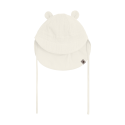 Huttelihut Muslin Sommerhat m. �re - White