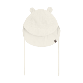 Huttelihut Muslin Sommerhat m. �re - White