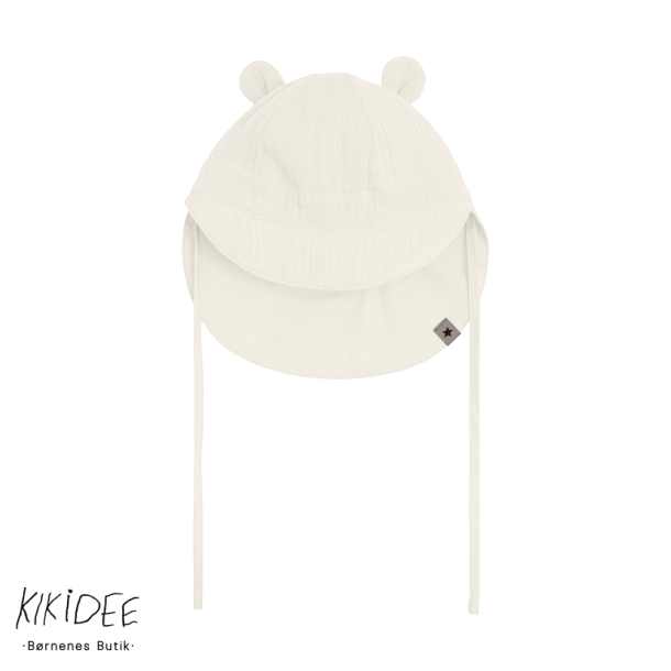 Huttelihut Muslin Sommerhat m. �re - White