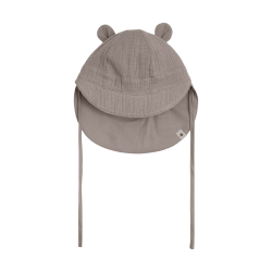 Huttelihut Muslin Sommerhat m. �re - Brown