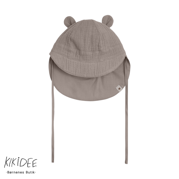 Huttelihut Muslin Sommerhat m. �re - Brown
