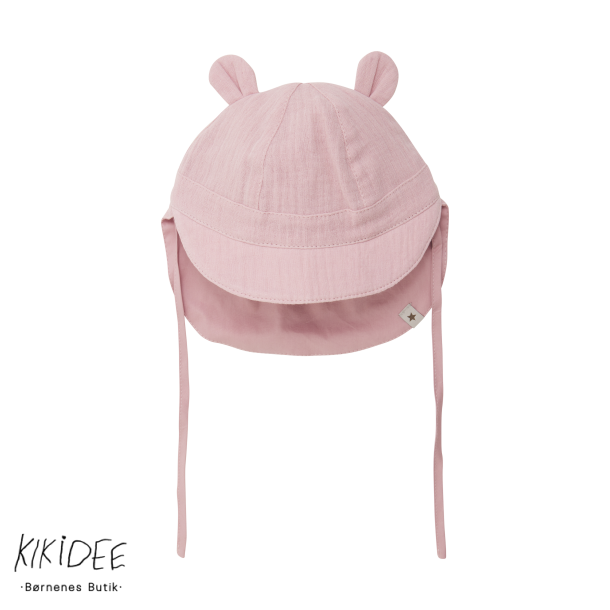 Huttelihut Muslin Sommerhat m. �re - Rosa