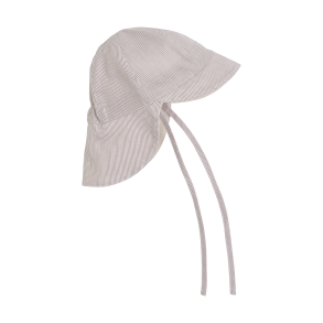 Huttelihut Stribet Sommerhat - White Pepper
