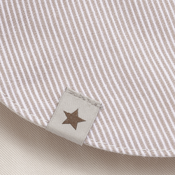 Huttelihut Stribet Sommerhat - White Pepper