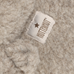 Huttelihut Balaclava Ears Wool Teddy - Camel melange 