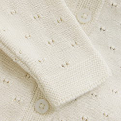 Huttelihut Strik Cardigan - Antique White