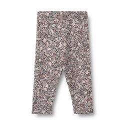 Wheat Leggings Jules - Purple stone flowers
