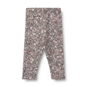 Wheat Leggings Jules - Purple stone flowers