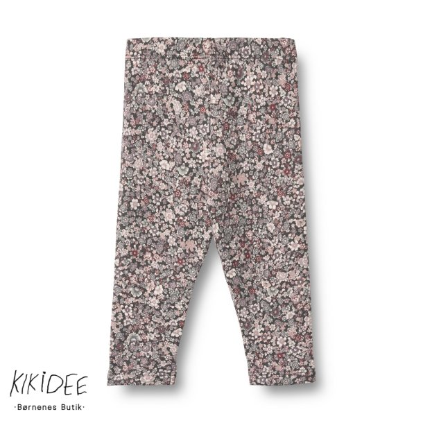 Wheat Leggings Jules - Purple stone flowers