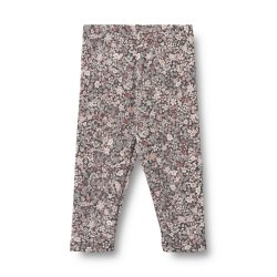Wheat Leggings Jules - Purple stone flowers