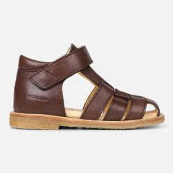 Angulus Begyndersandal m. Velcro - Brun