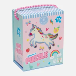 Floss &amp; Rock Puslespil i Facon 12 stk. - Rainbow Fairy