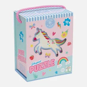Floss & Rock Puslespil i Facon 12 stk. - Rainbow Fairy