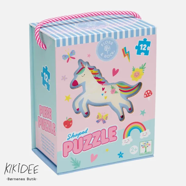Floss &amp; Rock Puslespil i Facon 12 stk. - Rainbow Fairy
