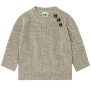 FUB Uld Sweater - Oat melange