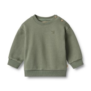Wheat Sweatshirt Willi - Dusty green