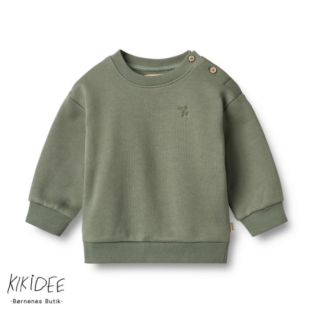 Wheat Sweatshirt Willi - Dusty green