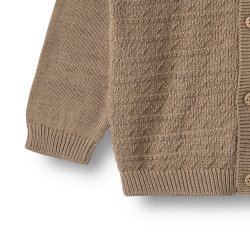 Wheat Bjrn Cardigan - Beige stone